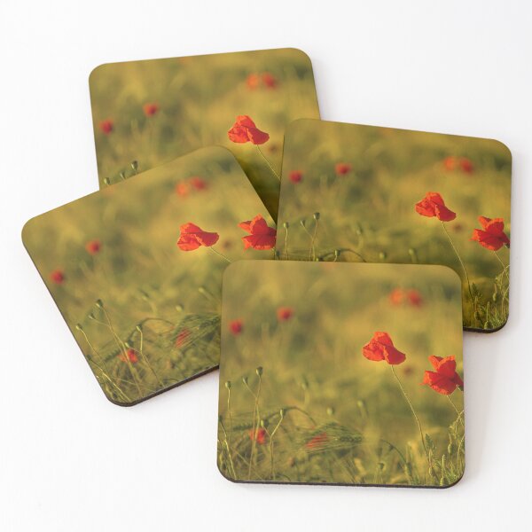 Item preview, Poppies in a Barley Field designed and sold by Redheadwonders.