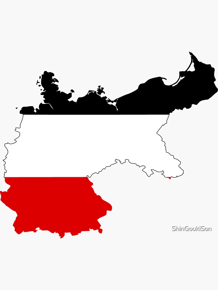 Mapa Del Imperio Alemán De Alemania