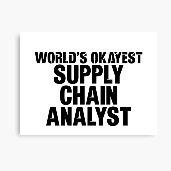 Item preview, World's Okayest Supply Chain Analyst designed and sold by TeesYouWant.