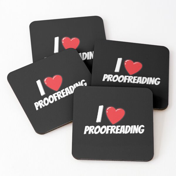 Item preview, I love proofreading designed and sold by Oreo2020 Creations.