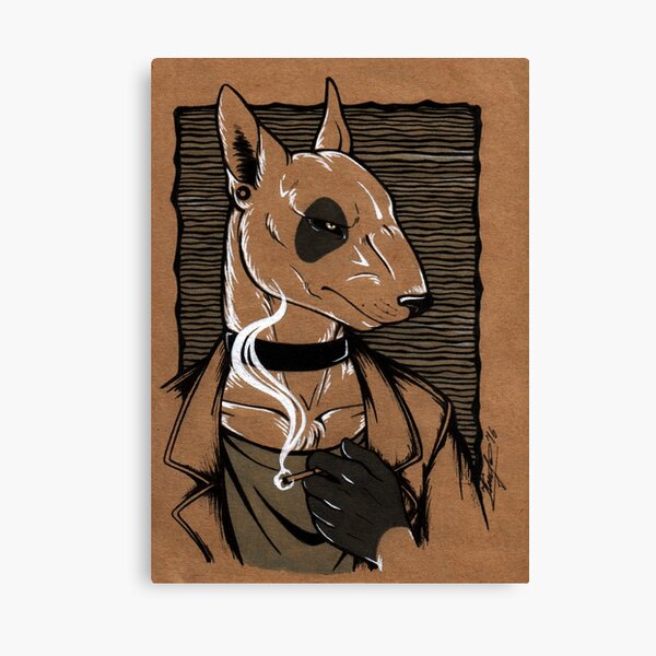 Bullterrier Canvas Print