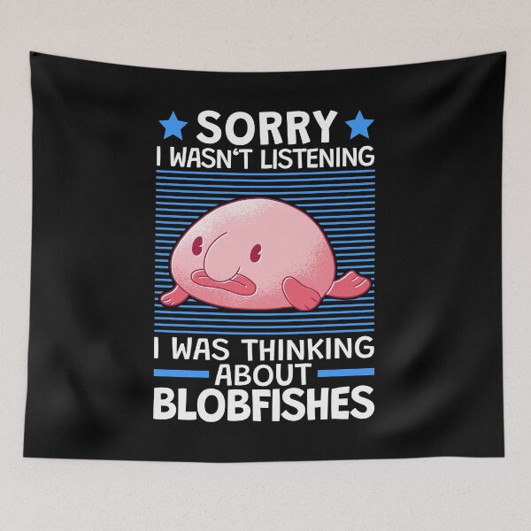 Item preview, Thought of blobfish ugly fish meme designed and sold by madgrfx.