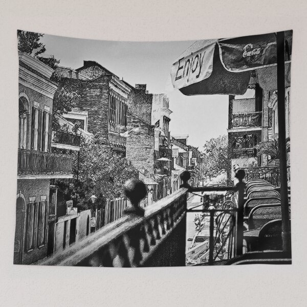 Item preview, French Quarter Balcony designed and sold by KirtTisdale.