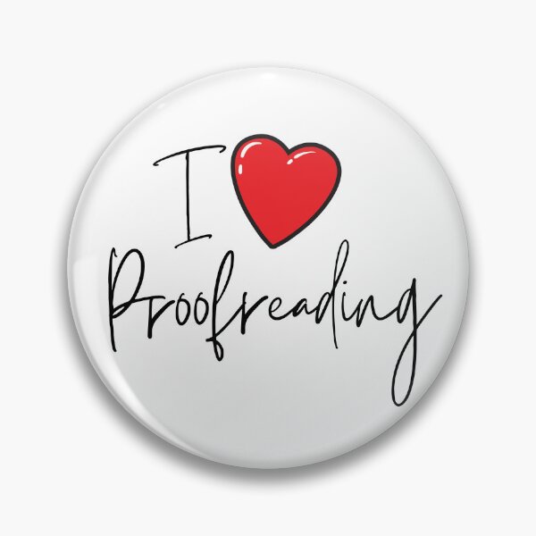 Item preview, I love proofreading designed and sold by Oreo2020 Creations.