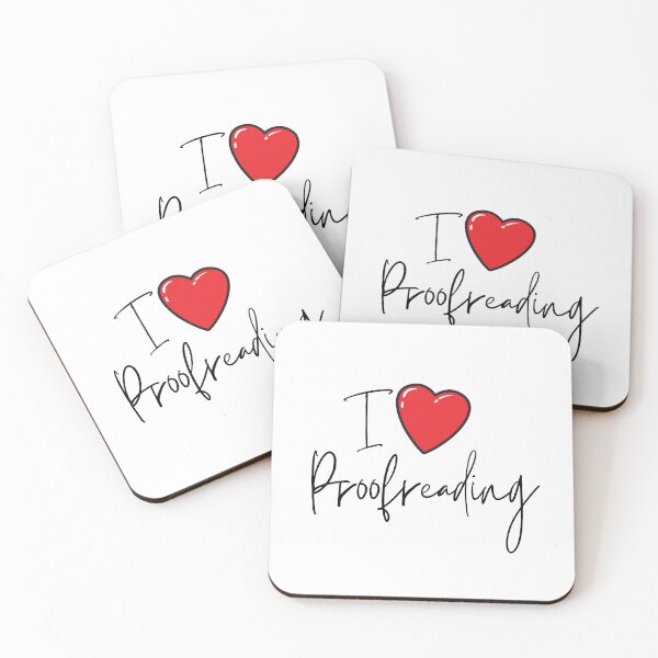 Item preview, I love proofreading designed and sold by Oreo2020 Creations.