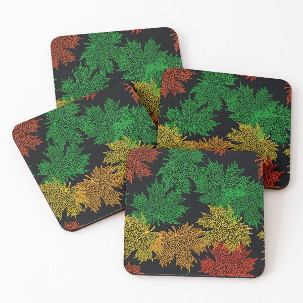 Item preview, Colorful Maple Leaves pattern - M12 designed and sold by Art-by-Geoff.