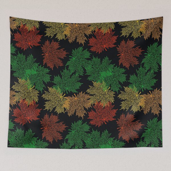 Item preview, Colorful Maple Leaves pattern - M12 designed and sold by Art-by-Geoff.