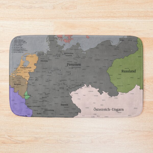 Item preview, German Empire Map designed and sold by ShinGoukiSon.