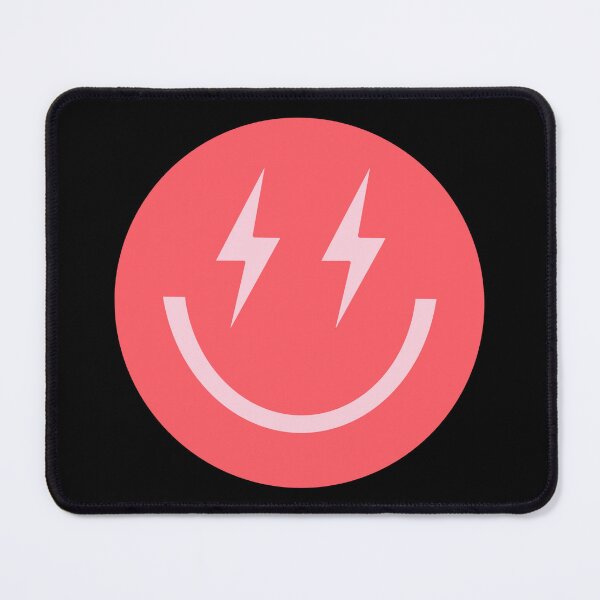 Item preview, lightning bolt smiley face designed and sold by biscuithut.