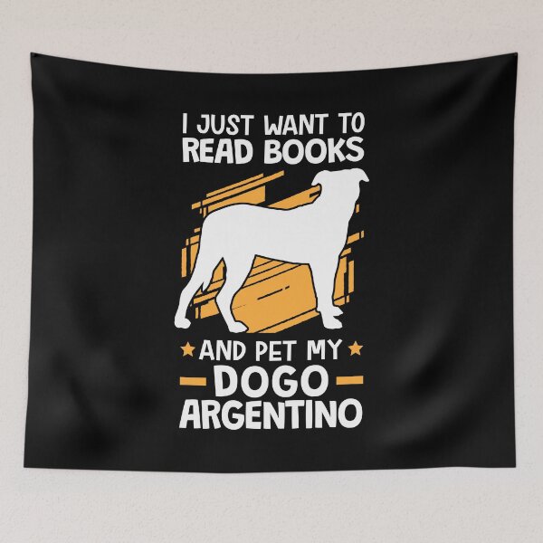 Item preview, Read books and pet Dogo Argentino designed and sold by madgrfx.