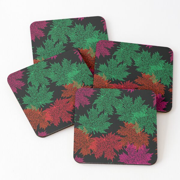 Item preview, Colorful Maple Leaves pattern - M14 designed and sold by Art-by-Geoff.