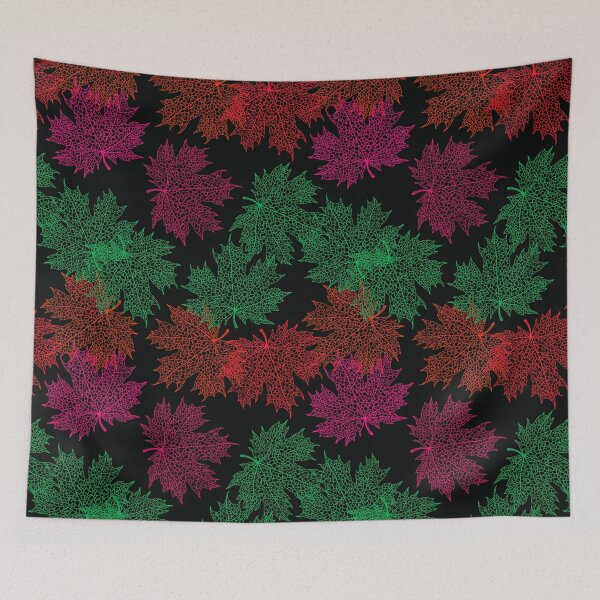 Item preview, Colorful Maple Leaves pattern - M14 designed and sold by Art-by-Geoff.