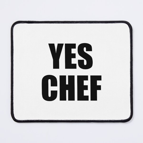 Item preview, YES CHEF Kitchen Culinary Pastry Chef Funny Design designed and sold by PuddleMart.