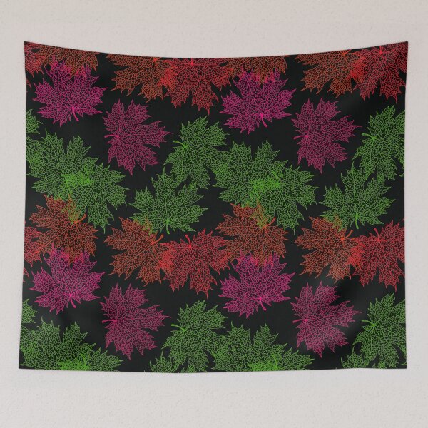 Item preview, Colorful Maple Leaves pattern - M15 designed and sold by Art-by-Geoff.