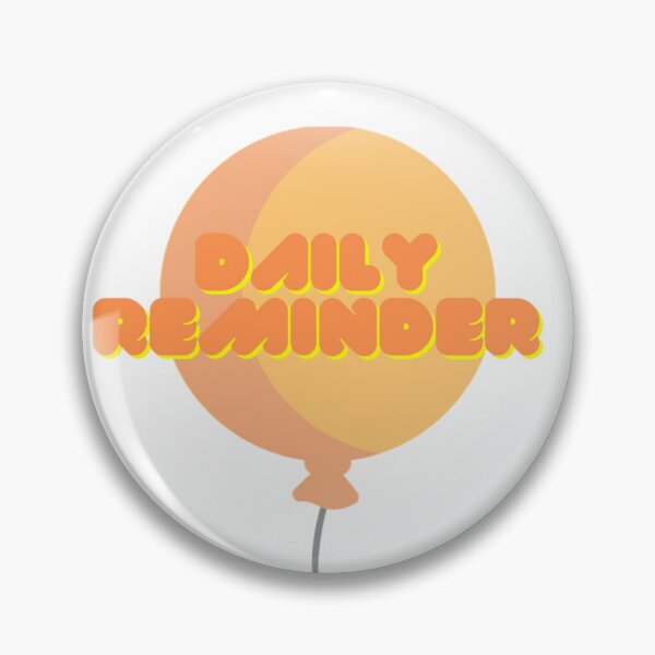 Item preview, Daily Reminder Sticker designed and sold by StikEmUp Stickers .