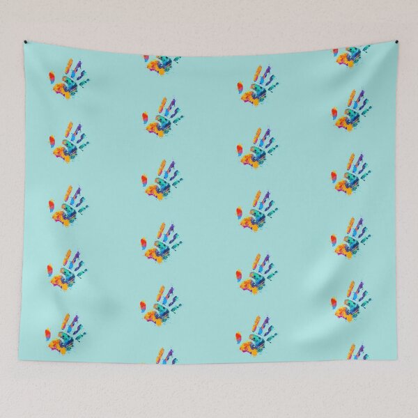 Item preview, Colorful hand print, abstract designed and sold by zeljana0504.