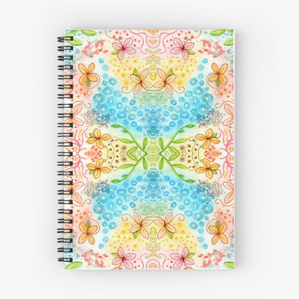 Item preview, Multicolor Watercolor Design 282 flower abstract designed and sold by artbylucie.