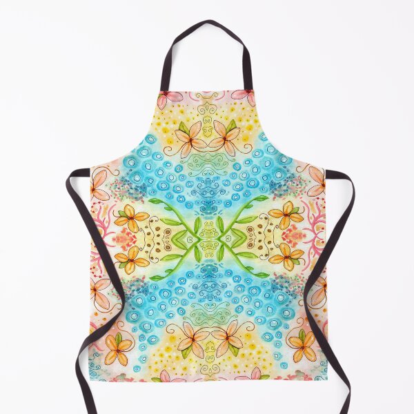 Item preview, Multicolor Watercolor Design 282 flower abstract designed and sold by artbylucie.