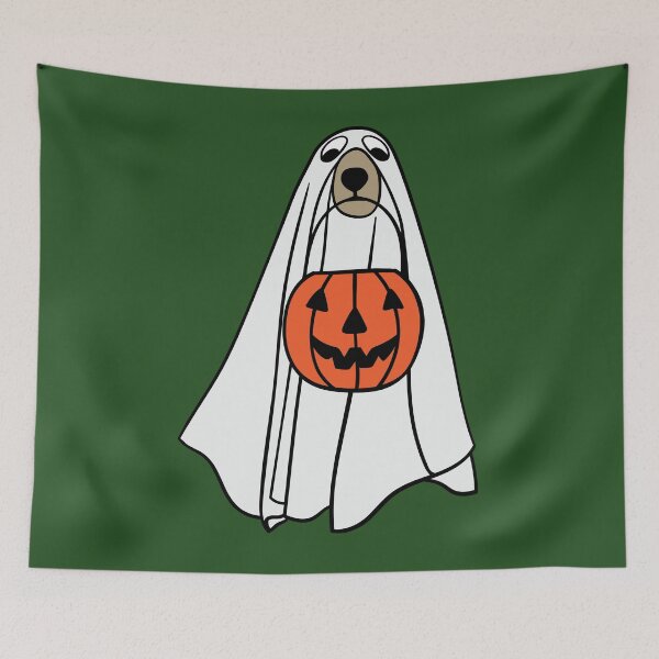 Item preview, Ghost Dog - Halloween Essentials - Halloween Gift- 2022 Happy Halloween,Retro Spooky Season designed and sold by NotUrAverageART.