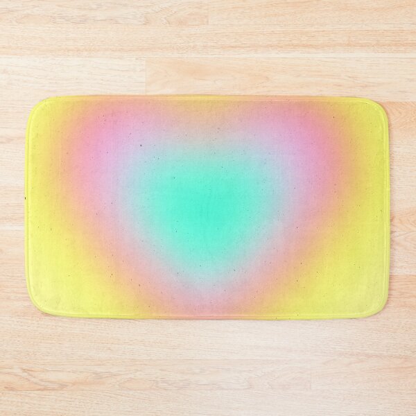 Item preview, Y2K Bubble Gum Pink, Aqua And Yellow Heart  designed and sold by DEC02.