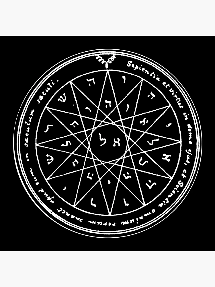 First Pentacle of Mercury Seal of Solomon for Charisma