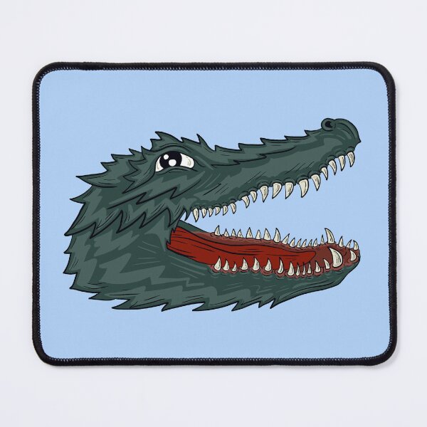 Item preview, Enormous serrated Alligator With Color background  designed and sold by missmann.