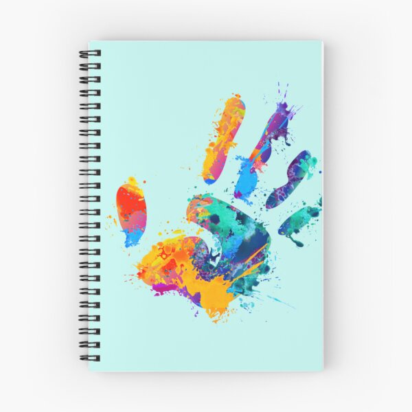 Item preview, Colorful hand print, abstract designed and sold by zeljana0504.