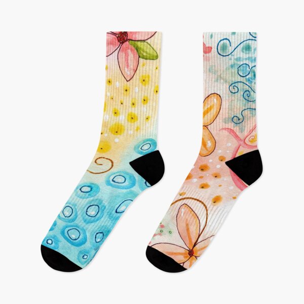 Item preview, Multicolor Abstract Floral Design 281 flowers designed and sold by artbylucie.