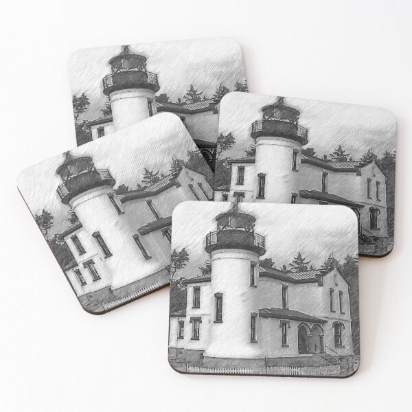 Item preview, Admiralty Head Lighthouse Sketched designed and sold by KirtTisdale.