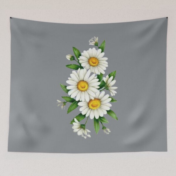 Item preview, painted golden yellow daisies on soft sage green designed and sold by Stevenobinsun.