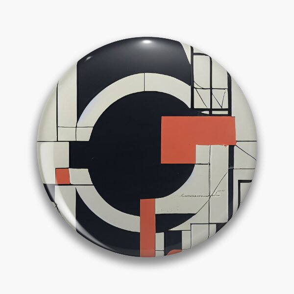 Item preview, Bauhaus Black Red Design Inspired by Bauhaus Dessau Style designed and sold by KOTOdesign.
