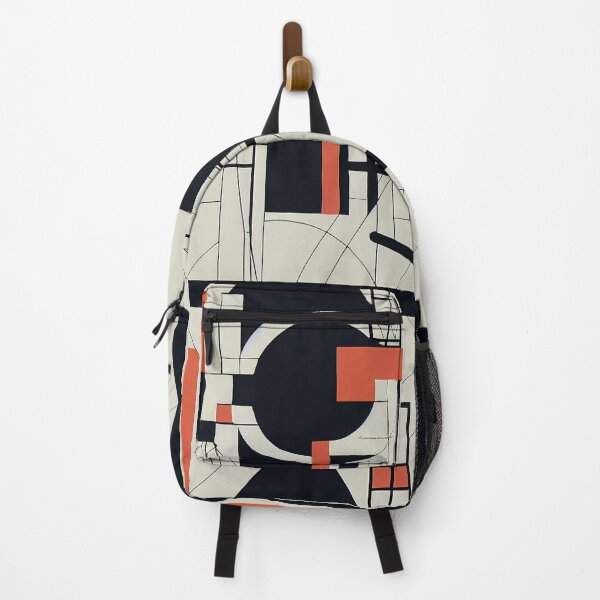 Item preview, Bauhaus Black Red Design Inspired by Bauhaus Dessau Style designed and sold by KOTOdesign.