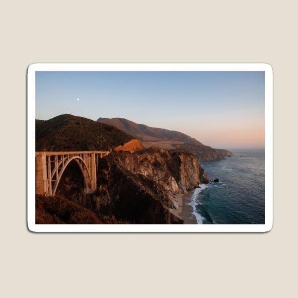 Item preview, Bixby bridge in Big Sur during sunset designed and sold by LuckyU3.