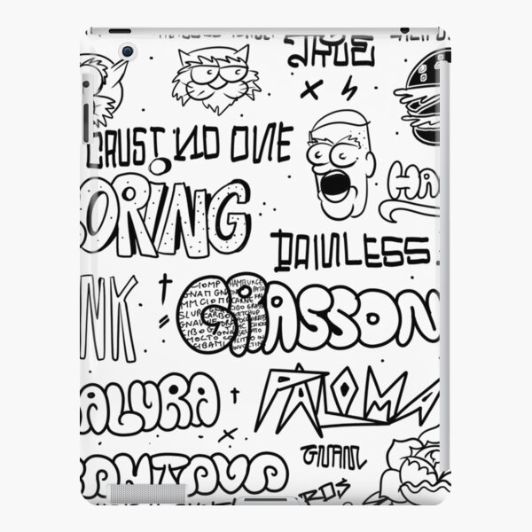Traditional graffiti flash set - 90s iPad Snap Case
