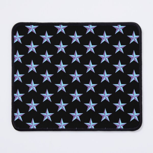 Item preview, Purple & Blue Star/s - on Black designed and sold by sleepingdogprod.