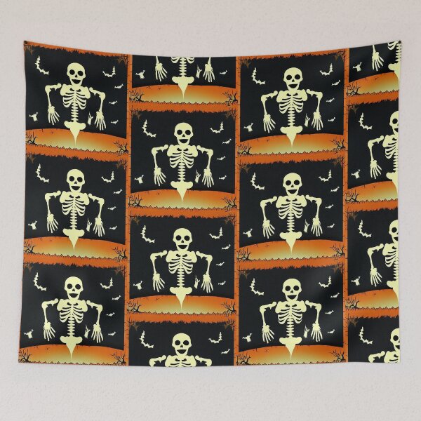 Item preview, Halloween Happy Skeleton - Smiley Skeleton designed and sold by artayki.