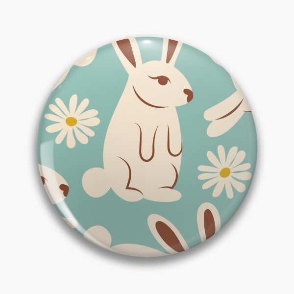 Item preview, Wild Woodland - Blissful Bunnies - Blue designed and sold by Carrie Cantwell Art.
