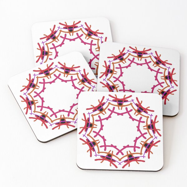 Item preview, Mandala Red and Purple Paintbrush strokes designed and sold by ffein.
