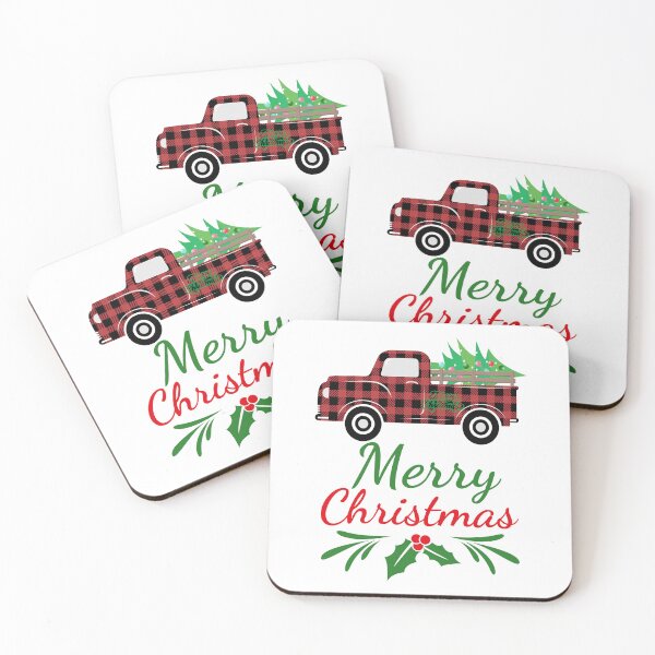 Item preview, Merry Christmas - Happy Christmas - Christmas Truck designed and sold by WBP Mart.