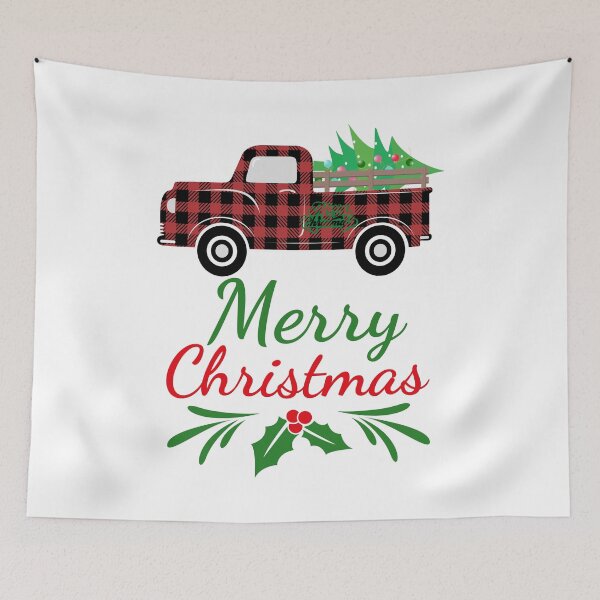 Item preview, Merry Christmas - Happy Christmas - Christmas Truck designed and sold by WBP Mart.