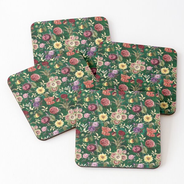 Item preview, Sweet florals and blooms, roses and flowers, botanical pattern,botanical pattern, flowers illustration, floral seamless, green mint floral  designed and sold by ZeinabTaha.