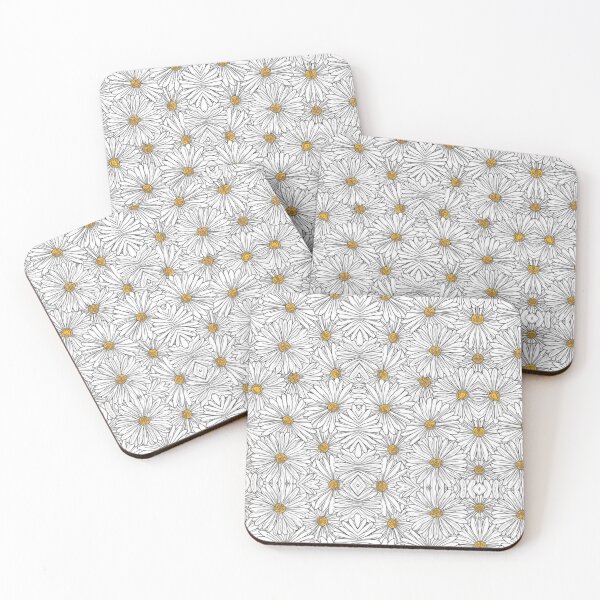 Item preview, painted golden yellow daisies on soft sage green designed and sold by Stevenobinsun.