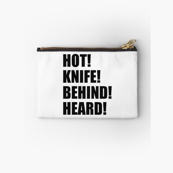 Item preview, HOT KNIFE BEHIND HEARD Kitchen Culinary Pastry Chef Funny Design designed and sold by PuddleMart.
