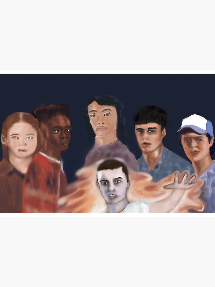 Stranger Things Cast by Humphreyart3