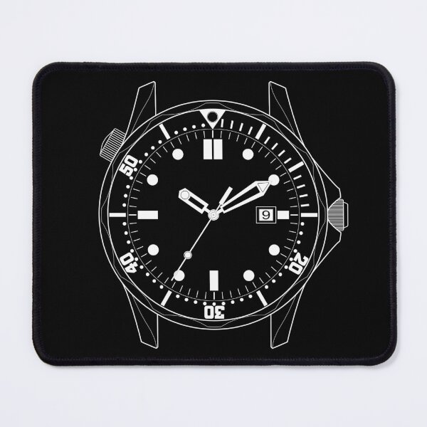Item preview, Luxury Divers Wristwatch Outline designed and sold by HSDESIGNS  SHOP.