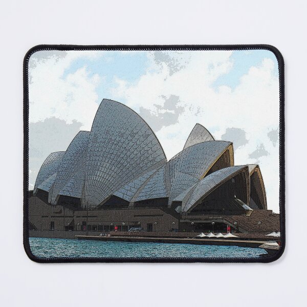 Item preview, Sydney Opera House Comic-Style designed and sold by SkatingGirl.