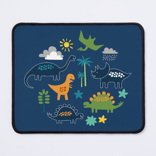 Item preview, Dinosaur Land - cute Dino pattern by Cecca Designs designed and sold by Cecca-Designs.