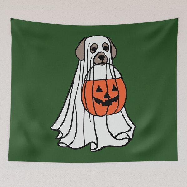 Item preview, Ghost Dog - Halloween Essentials - Halloween Gift- 2022 Happy Halloween,Retro Spooky Season designed and sold by NotUrAverageART.