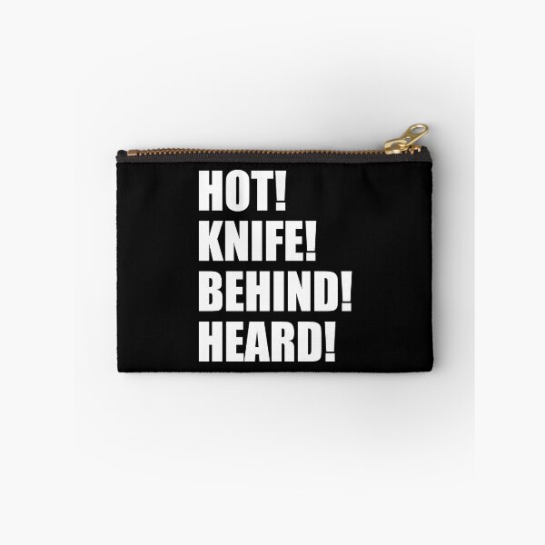 Item preview, HOT KNIFE BEHIND HEARD Kitchen Culinary Pastry Chef Funny Design designed and sold by PuddleMart.