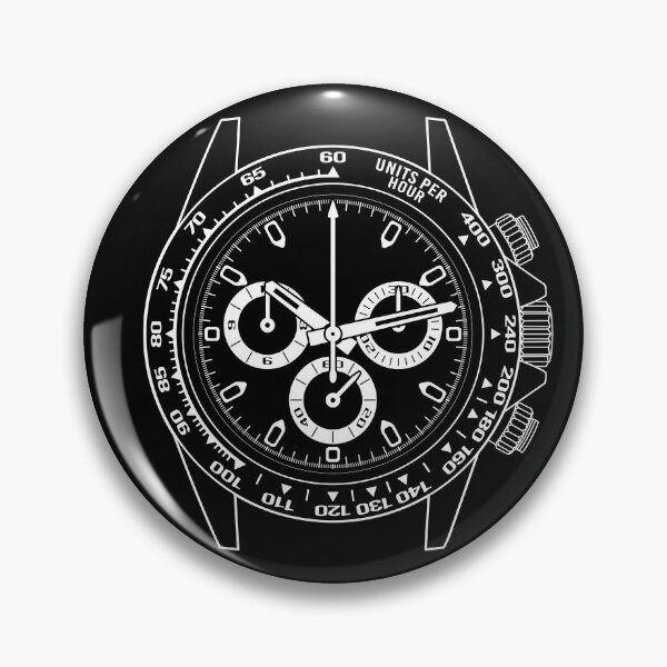 Item preview, Luxury Chron Panda Wristwatch Outline designed and sold by HSDESIGNS  SHOP.